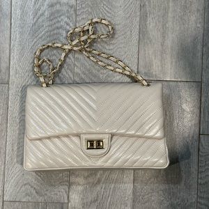 Chevron Quilted Flap Bag